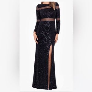 Black sequence gown beautiful very flattering